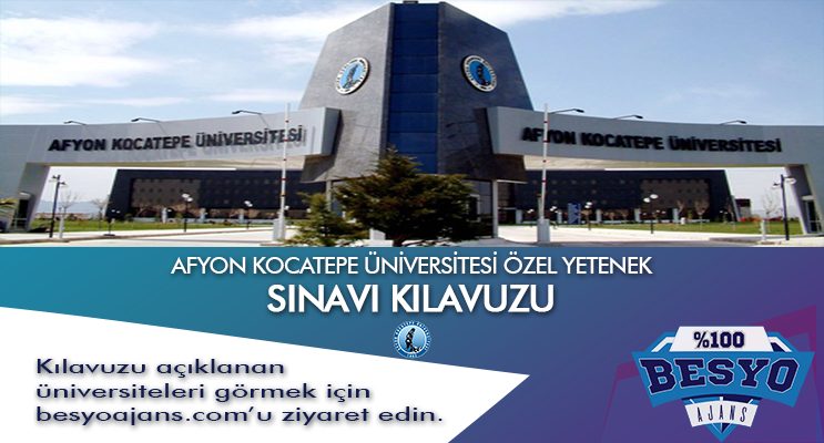 Afyon Kocatepe Üniversitesi Besyo Özel Yetenek Sınavı