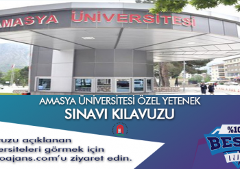 Amasya Üniversitesi Besyo Özel Yetenek Sınavı