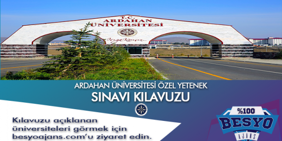 Ardahan Üniversitesi Besyo Özel Yetenek Sınavı