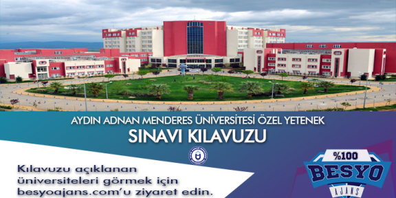 Aydın Adnan Menderes Üniversitesi Özel Yetenek Sınavı