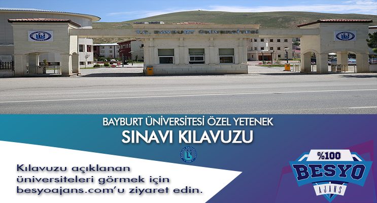 Bayburt Üniversitesi Besyo Özel Yetenek Sınavı