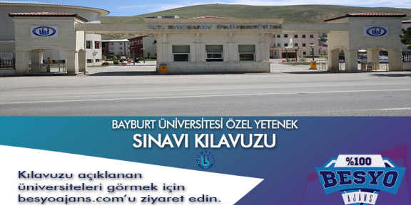Bayburt Üniversitesi Besyo Özel Yetenek Sınavı