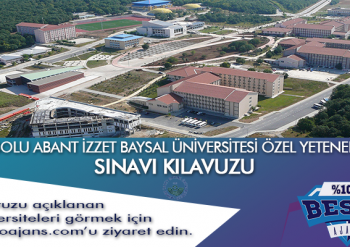 Bolu Abant İzzet Baysal Üniversitesi Besyo Özel Yetenek Sınavı