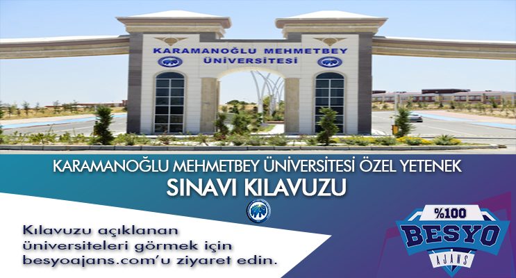 Karamanoğlu Mehmetbey Üniversitesi Besyo Özel Yetenek Sınavı