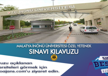 Malatya İnönü Üniversitesi Besyo Özel Yetenek Sınavı