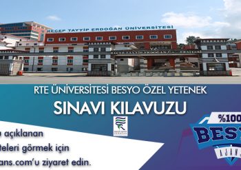 RTE ÜNİVERSİTESİ BESYO