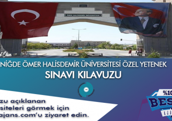 Niğde Ömer Halisdemir Üniversitesi Besyo Özel Yetenek Sınavı