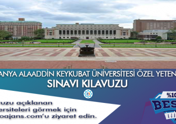 Alanya Alaaddin Keykubat Üniversitesi Besyo Özel Yetenek Sınavı