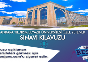 Ankara Yıldırım Beyazıt Üniversitesi Besyo Özel Yetenek Sınavı