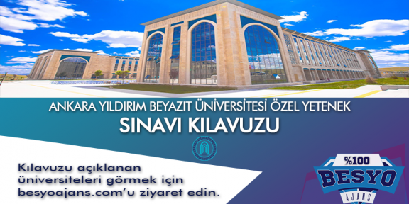 Ankara Yıldırım Beyazıt Üniversitesi Besyo Özel Yetenek Sınavı