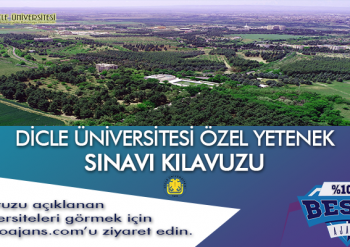 Diyarbakır Dicle Üniversitesi Besyo Özel Yetenek Sınavı
