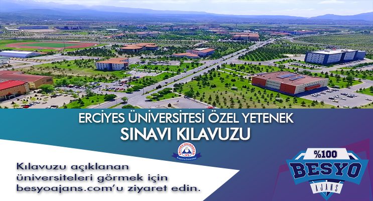 Kayseri Erciyes Üniversitesi Besyo Özel Yetenek Sınavı