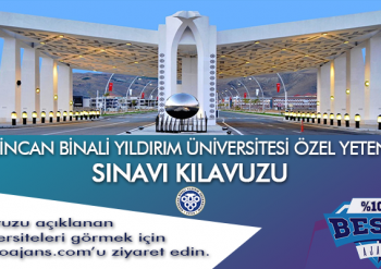 Erzincan Binali Yıldırım Üniversitesi Besyo Özel Yetenek Sınavı