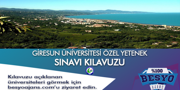 Giresun Üniversitesi Besyo Özel Yetenek Sınavı