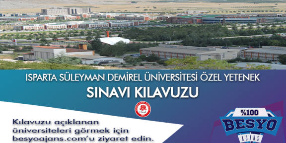 Isparta Süleyman Demirel Üniversitesi Besyo Özel Yetenek Sınavı