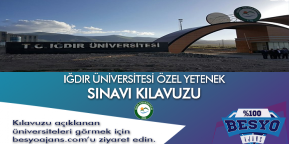 Iğdır Üniversitesi Besyo Özel Yetenek Sınavı