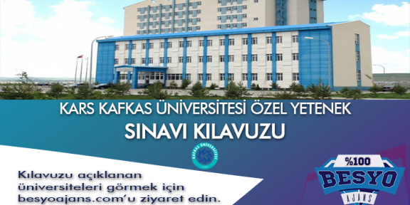 Kars Kafkas Üniversitesi Besyo Özel Yetenek Sınavı