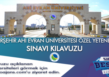 Kırşehir Ahi Evran Üniversitesi Besyo Özel Yetenek Sınavı
