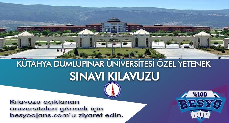 Kütahya Dumlupınar Üniversitesi Besyo Özel Yetenek Sınavı