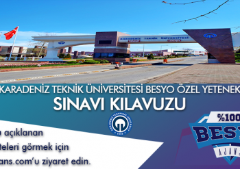 Karadeniz Teknik Üniversitesi BESYO Özel Yetenek Sınavı