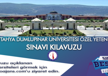 Kütahya Dumlupınar Üniversitesi Besyo Özel Yetenek Sınavı