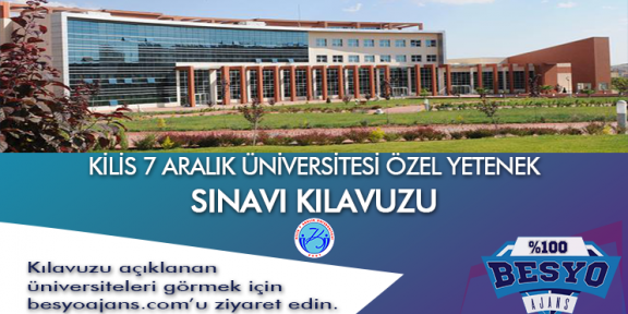 Kilis 7 Aralık Üniversitesi Besyo Özel Yetenek Sınavı