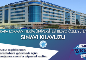 Ankara Lokman Hekim Üniversitesi Besyo Özel Yetenek Sınavı