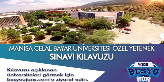 Manisa Celal Bayar Üniversitesi Besyo Özel Yetenek Sınavı