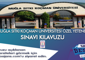 Muğla Sıtkı Koçman Üniversitesi Besyo Özel Yetenek Sınavı