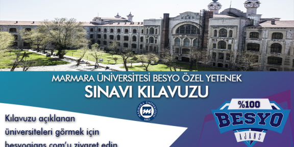 Marmara Üniversitesi Besyo Özel Yetenek Sınavı