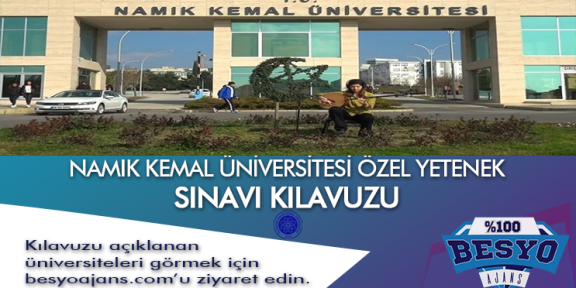 Tekirdağ Namık Kemal Üniversitesi Besyo Özel Yetenek Sınavı