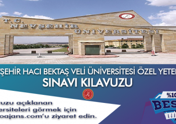 Nevşehir Hacıbektaş Veli Üniversitesi Besyo Özel Yetenek Sınavı