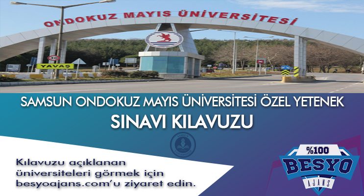 Samsun Ondokuz Mayıs Üniversitesi Besyo Özel Yetenek Sınavı