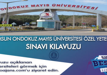 Samsun Ondokuz Mayıs Üniversitesi Besyo Özel Yetenek Sınavı