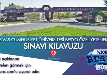 Sivas Cumhuriyet Üniversitesi Besyo Özel Yetenek Sınavı