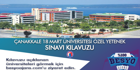 Çanakkale Onsekiz Mart Üniversitesi Besyo Özel Yetenek Sınavı