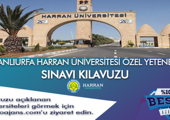 Şanlıurfa Harran Üniversitesi Besyo Özel Yetenek Sınavı