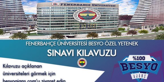 Fenerbahçe Üniversitesi Spor Bilimleri Fakültesi Özel Yetenek Kılavuzu
