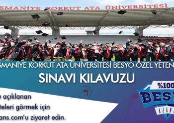 Osmaniye Korkut Ata Üniversitesi BESYO Özel Yetenek Sınavı