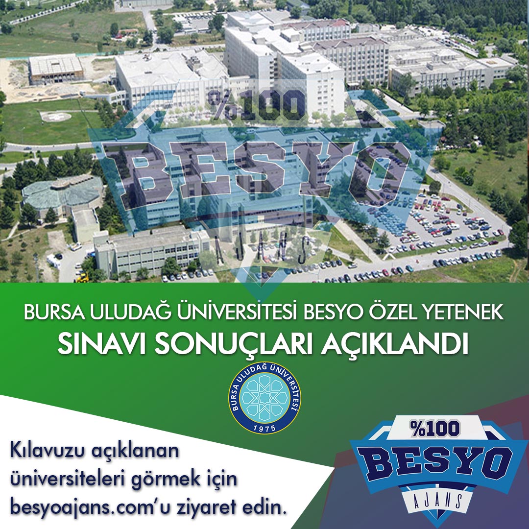 Uludağ Üniversitesi BESYO Özel Yetenek Sınavı Sonuçları 2019
